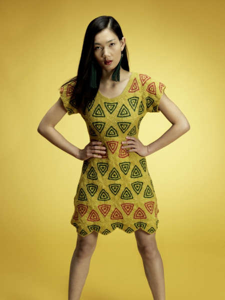 Kleid "Hexagon Motif" by SCHOPPEL DESIGN