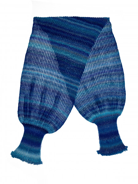 Scarf "blue solar"