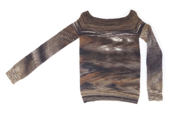 Sweater with Wide Neckline