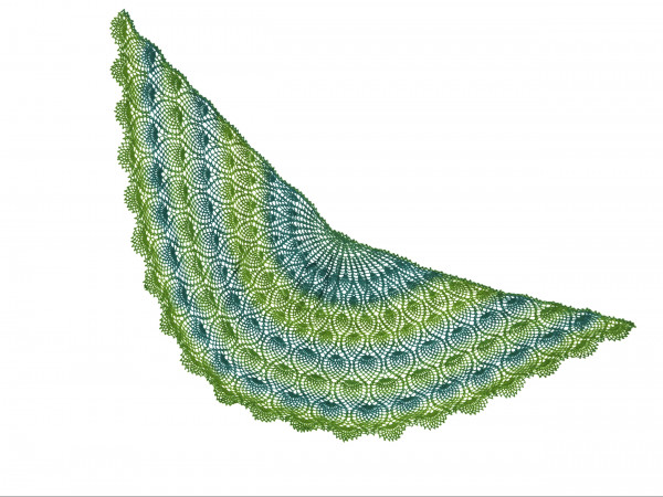 Lace Stola Evergreen by SCHOPPEL DESIGN