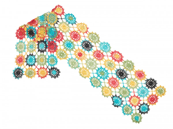 Shawl "Flower Power"