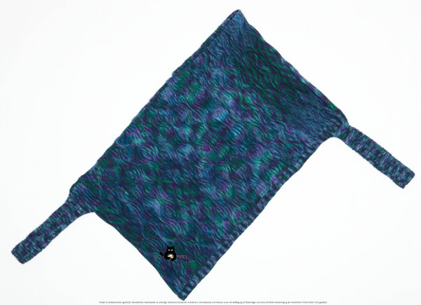 Ärmelponcho "Blaue Lagune" by SCHOPPEL DESIGN