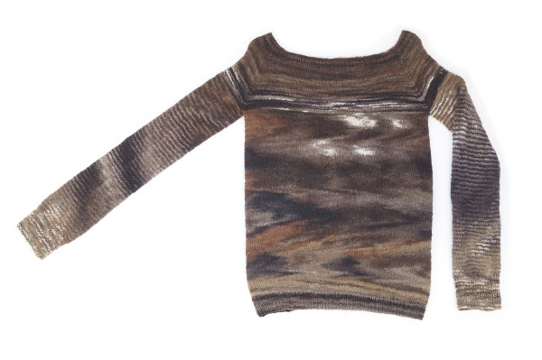 Sweater with Wide Neckline