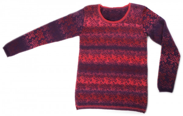 Rose Patterned Sweater