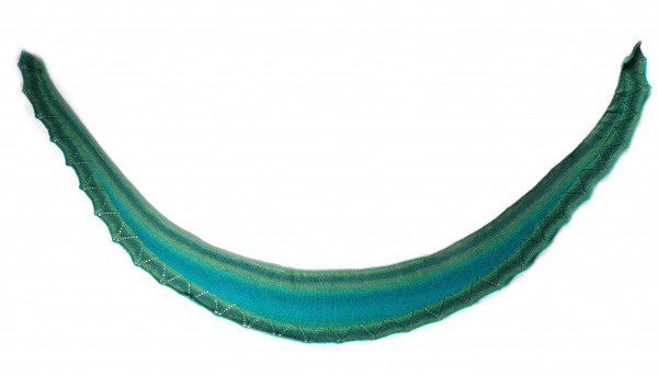 Gentle Scarf worked in Gradient